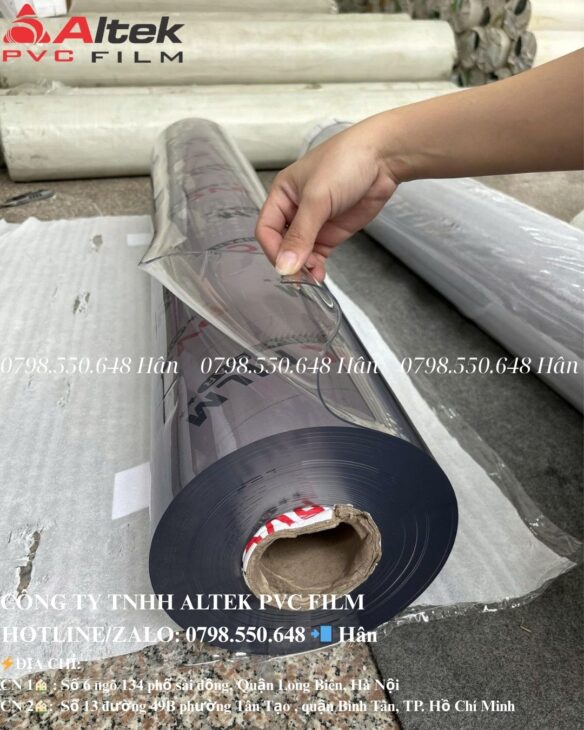 Màng pvc dẻo trong suốt giá sỉ toàn quốc