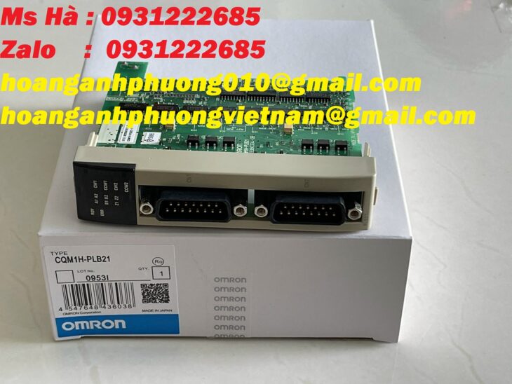 Mô đun mở rộng hỗ trợ ngõ vào xung CQM1H-PLB21 Omron