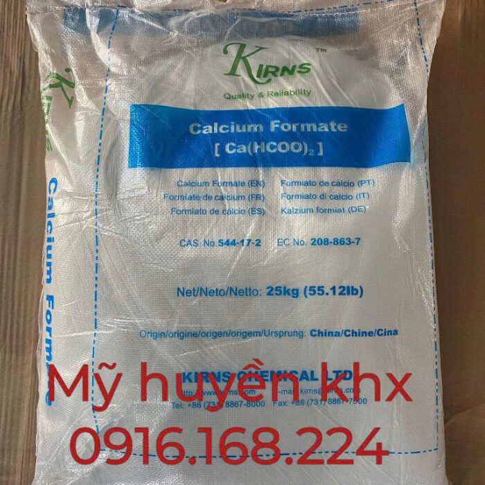 CALCIUM FORMATE – BỔ SUNG CANXI – TĂNG CỨNG VỎ