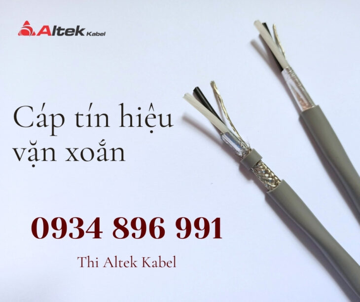 Cáp tín hiệu AWG vặn xoắn 2 lớp Altek Kabel