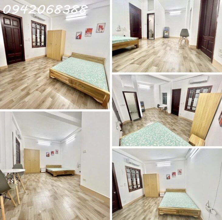 nhà Hồ Tùng Mậu, Mai Dịch, Cầu Giấy, DT 97m2 x 8T, dòng tiền 80tr/th, oto đỗ cổng