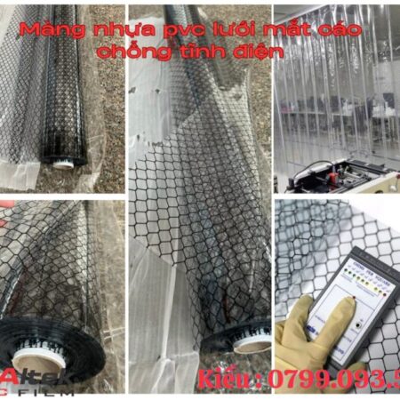 Cuộn màng nhựa pvc chống tĩnh điện ESD – Giá tốt nhất thị trường
