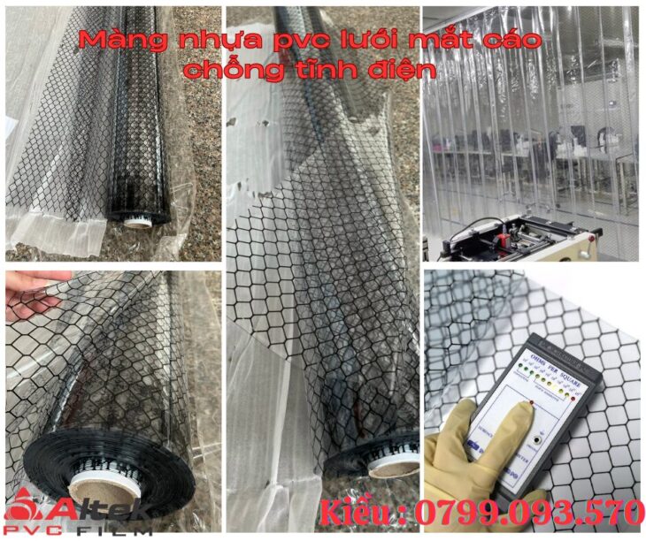 Cuộn màng nhựa pvc chống tĩnh điện ESD – Giá tốt nhất thị trường