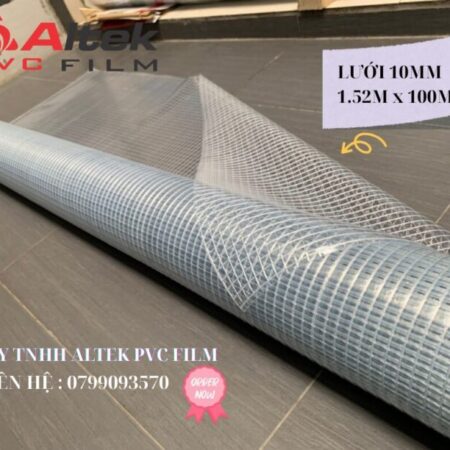 Màng nhựa pvc kẹp lưới 10mm – hàng sẵn kho