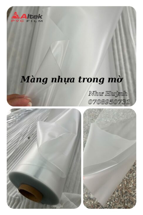 nơi bán màng nhựa pvc – nhựa đục mờ