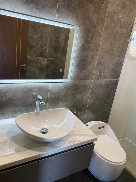 Tôi cho thuê nhà mới, lô góc,vỉa hè, 118m2- 4T, Hoàng Quốc Việt_46 Tr