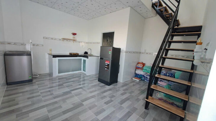 4 – Minihouse phòng mặt tiền 4,3 triệu full nội thất đậu ô tô