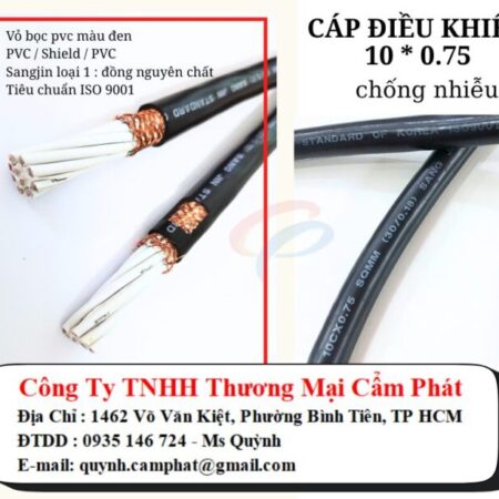 Cáp điều khiển Sangjin 10c x 0.75mm2