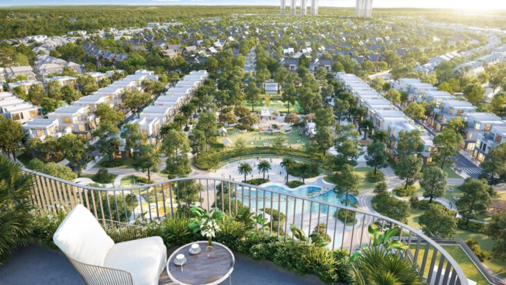 Căn hộ 3 PN Eco Retreat có vườn mây tầng trung toà S2 Sky Retreat, view biệt thự đảo
