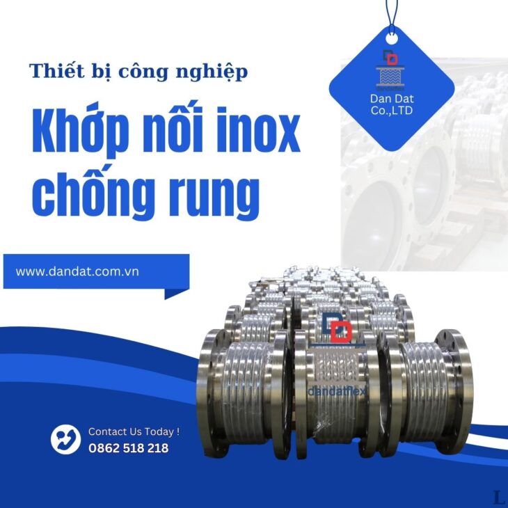 Metal Expansoin Joints, Ống bù trừ giãn nở, Khớp co giản inox, Khớp chống rung, Ống giản nở inox 304