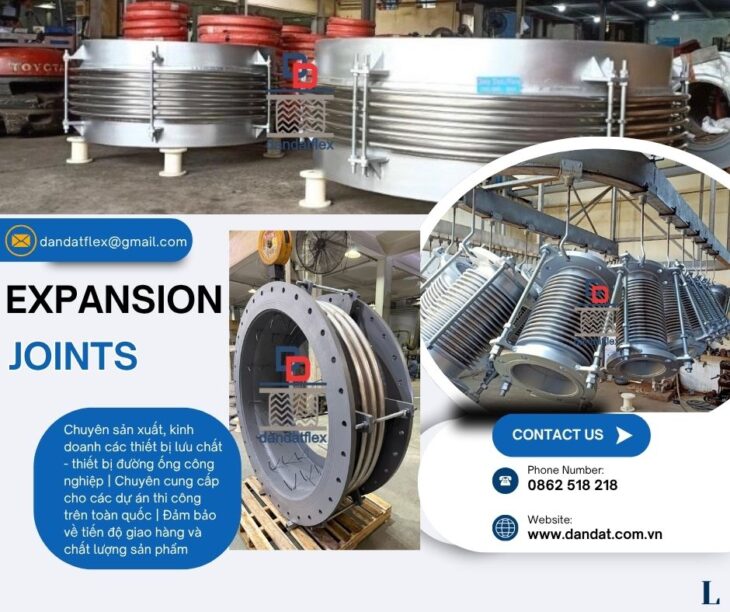 Ống giản nở inox, khớp giãn nở inox 304, khớp chống rung, khớp nối co giản inox, mối nối mềm inox