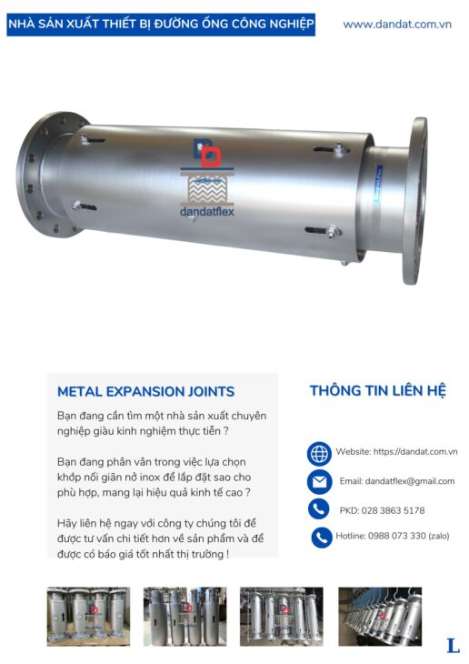 Khớp giãn nở inox DN200, Ống giản nở inox dạng vỏ áo, Khớp nối giãn nở nhiệt DN50, khớp nối mềm inox
