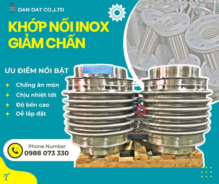 Khớp nối mềm/ Khớp nối mềm chống rung/ Khớp nối chống rung cho máy bơm/ Khớp nối chống rung máy phát