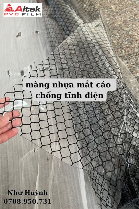 màng nhựa pvc chống tĩnh điện esd – phòng sạch