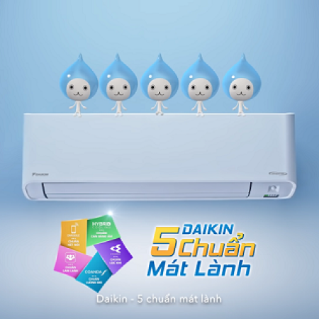Điều hòa treo tường DAIKIN FTKZ 1 chiều lạnh kèm công nghệ Inverter tiết kiệm điện