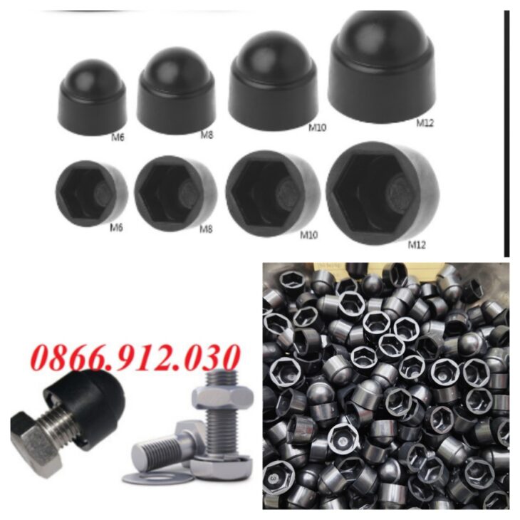 Nắp Chụp Ốc Lục Giác Chống Gỉ, Chống Bụi
