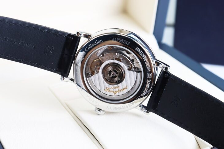 ĐH Nam – Longines Elegant Collection L4.910.4.72.2 Mặt Xám Size 39mm Automatic Fullbox.