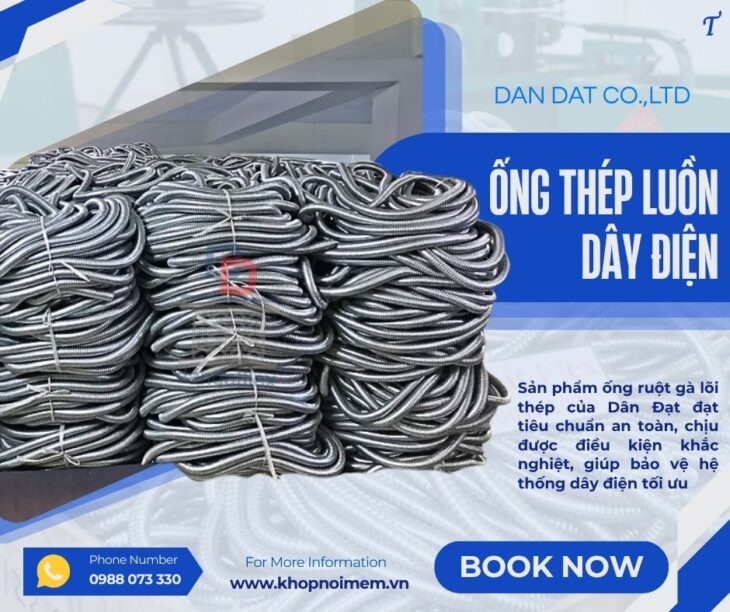 Ống ruột gà/ Ống ruột gà bọc inox/ Ống ruột gà lõi thép bọc nhựa/ Ống ruột gà và lưới bện inox