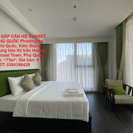 CẦN BÁN GẤP CĂN HỘ SUNSET TOWN PHÚ QUỐC – CĂN GỐC 2 VIEW Biển VÀ Đồi, GIÁ TỐT NHẤT THỊ TRƯỜNG