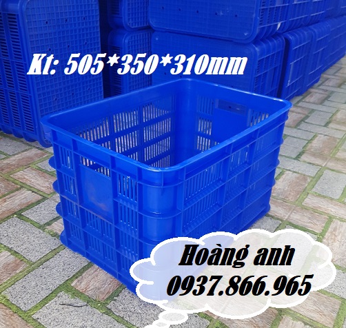 Sọt nhựa hở có đáy, sọt nhựa nguyên sinh, bán sọt hở có đáy đặc tại Hà Nội