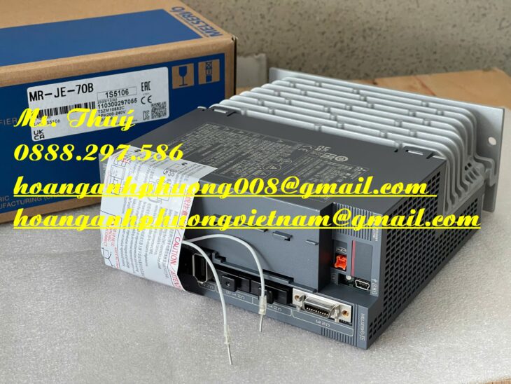 Chuẩn hàng nhập khẩu – Bộ điều khiển MR-JE-70B – Mới 100%