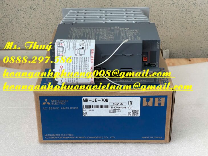 Chuẩn hàng nhập khẩu – Bộ điều khiển MR-JE-70B – Mới 100%