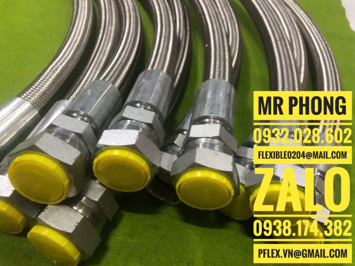 ống mềm PTFE dẫn hóa chất – ống mềm teflon chịu hóa chất