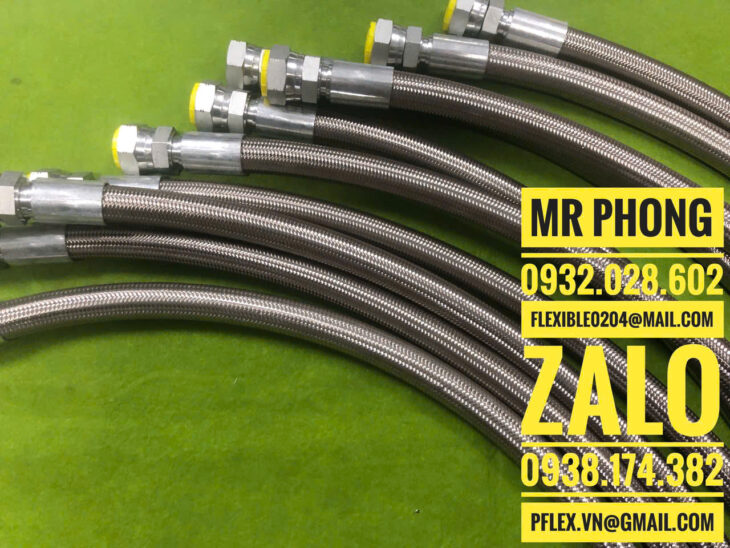 ống mềm PTFE dẫn hóa chất – ống mềm teflon chịu hóa chất