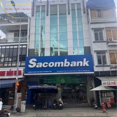 Bán tòa nhà Mặt tiền 29A Hoàng Hoa Thám, DT 8.7x26m, 4 tầng, Sacombank đang thuê 140 triệu/tháng ,