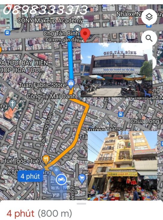 MẶT TIỀN 84 BÙI THẾ MỸ – NHÀ NGAY CHỢ NHỎ TÂN BÌNH THU NHẬP ỔN ĐỊNH 30TR/THÁNG