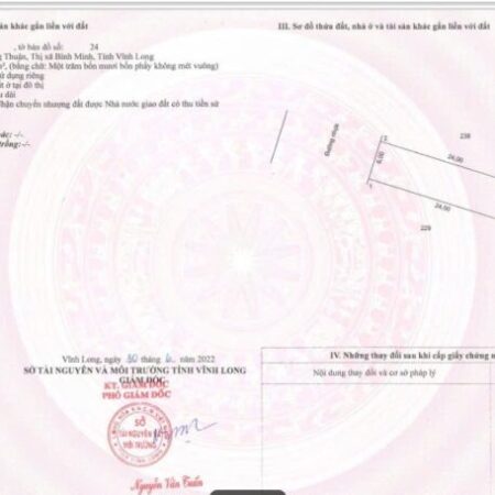 ĐẤT ĐẸP – GIÁ RẺ – BÁN NHANH Tại KDC Phường Đông Thuận, Vĩnh Long