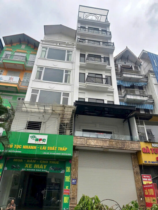 SIÊU PHẨM MẶT PHỐ NGUYỄN HOÀNG_MỸ ĐÌNH TÒA NHÀ 6 TẦNG MẶT TIỀN 5M DIỆN TÍCH 80M – VỈA HÈ RỘNG