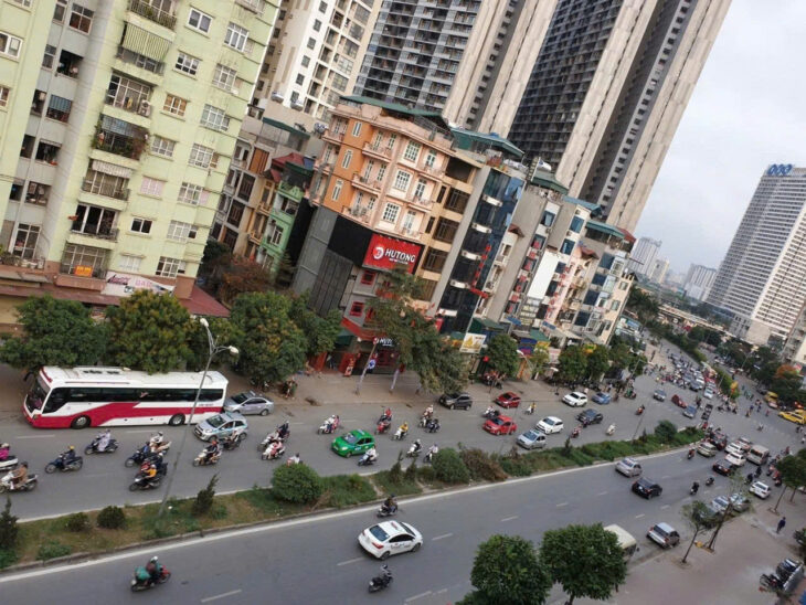 SIÊU PHẨM MẶT PHỐ NGUYỄN HOÀNG_MỸ ĐÌNH TÒA NHÀ 6 TẦNG MẶT TIỀN 5M DIỆN TÍCH 80M – VỈA HÈ RỘNG