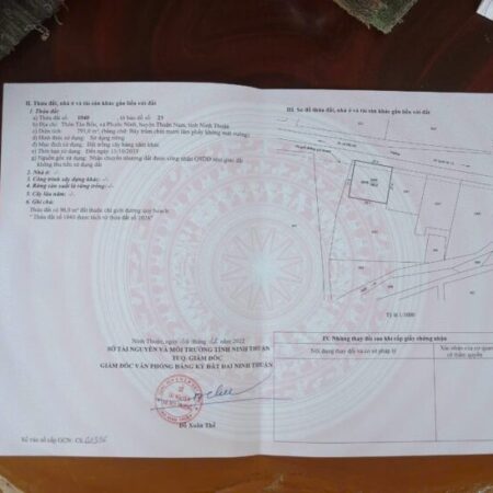 HOT !!! ĐẤT ĐẸP – GIÁ TỐT CHính chủ bán lô đất Đẹp Tại Xã Phước Ninh, Thuận Nam ,Ninh Thuận