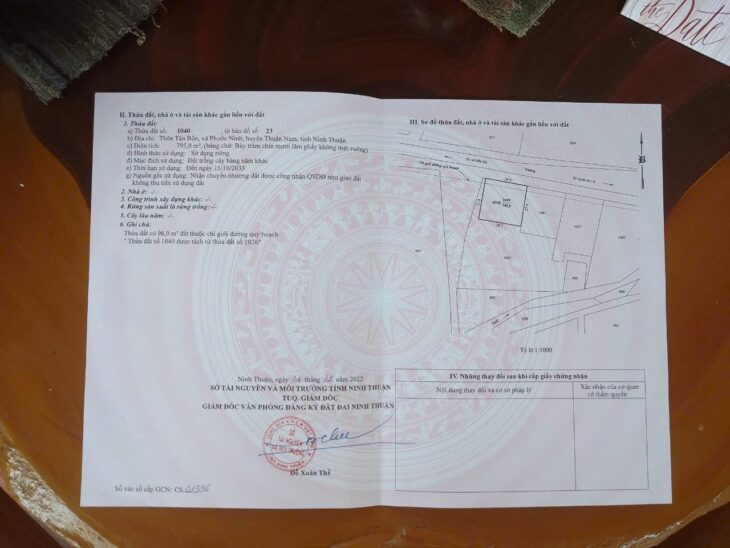 HOT !!! ĐẤT ĐẸP – GIÁ TỐT CHính chủ bán lô đất Đẹp Tại Xã Phước Ninh, Thuận Nam ,Ninh Thuận