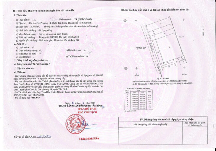 Bán nhà mặt tiền 794 Âu Cơ, P14, Tân Bình , HCM , thuận tiện làm tòa nhà văn phòng