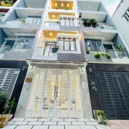 Bán Gấp Nhà Hẻm Huỳnh Tấn Phát, Nhà Bè: 4 Tầng, 4PN, 52m2, Sổ Đỏ, Giá Chỉ 6.4Ty