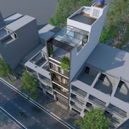 Bán nhà Ngô Gia Tự 60m 6 tầng thang máy, gara ô tô hơn 14 tỷ