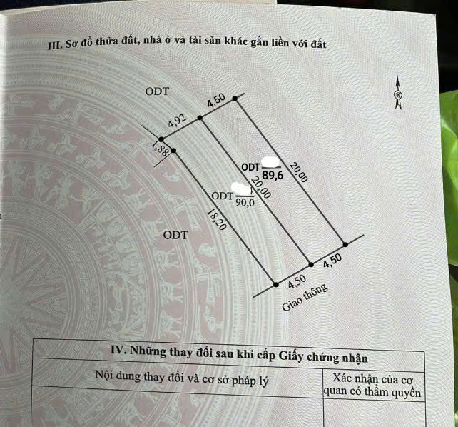 Cần bán đất tại Vân Cơ – TP. Việt Trì, Phú Thọ