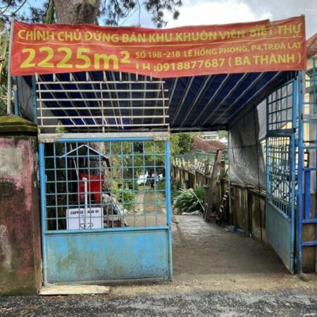 NHÀ ĐẸP – GIÁ TỐT – CẦN BÁN NHÀ ĐẤT BIỆT THỰ tại 19B, Lê Hồng Phong, P.4, TP, Đà Lạt, Lâm Đồng