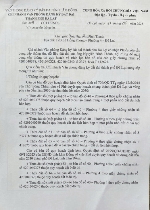 NHÀ ĐẸP – GIÁ TỐT – CẦN BÁN NHÀ ĐẤT BIỆT THỰ tại 19B, Lê Hồng Phong, P.4, TP, Đà Lạt, Lâm Đồng