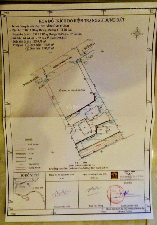 NHÀ ĐẸP – GIÁ TỐT – CẦN BÁN NHÀ ĐẤT BIỆT THỰ tại 19B, Lê Hồng Phong, P.4, TP, Đà Lạt, Lâm Đồng