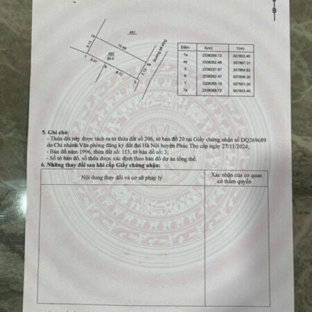 CẦN BÁN NHANH 80M2 ĐẤT #VÕNG XUYÊN _ #PHÚC THỌ _ HÀ NỘI.