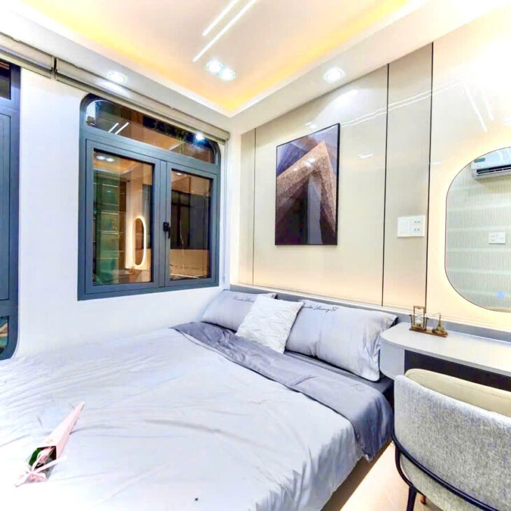 Nhà Quận 3- hẻm xe tải Nguyễn Thiện Thuật- Ngang hơn 3m- 4 tầng Full nội thất: 5 tỷ hơn. 0933910039