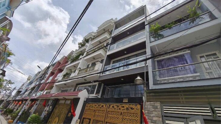 NHÀ 4 TẦNG, 56M2 GẦN MÃ LÒ, BÌNH HƯNG HOÀ A, HẺM XE HƠI 8M, CHỈ 6,X TỶ