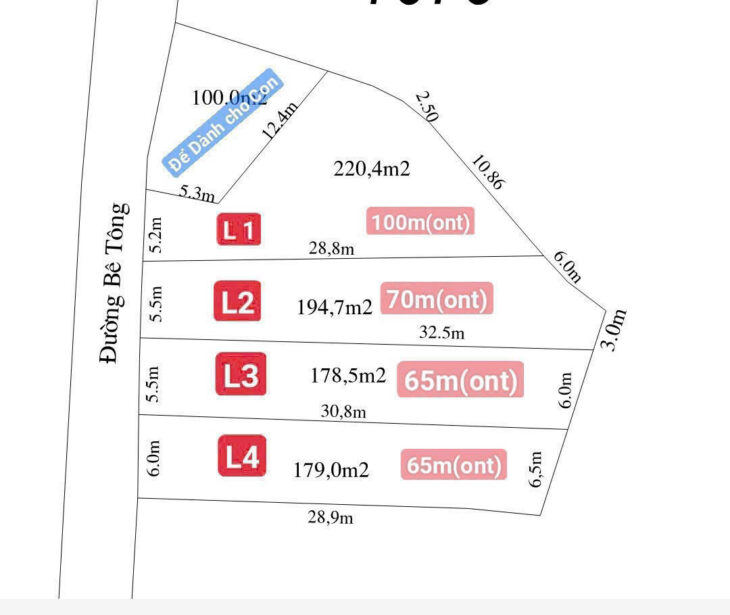 NP-BÁN 04 LÔ ĐẤT THỔ CƯ TRUNG TÂM DIÊN HOÀ, DIÊN KHÁNH.