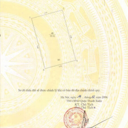 NHÀ MẶT PHỐ TRUNG TÂM QUẬN THANH XUÂN. 36x4T