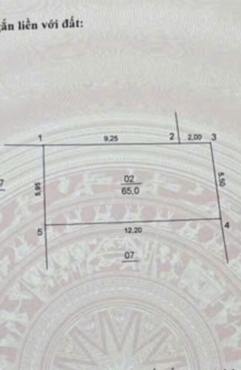 CẦN BÁN LÔ ĐẤT ĐẸP XÃ TỨ HIỆP, HUYỆN THANH TRÌ, HÀ NỘI. Diện tích : 65m2- Mặt tiền : 5.5m2