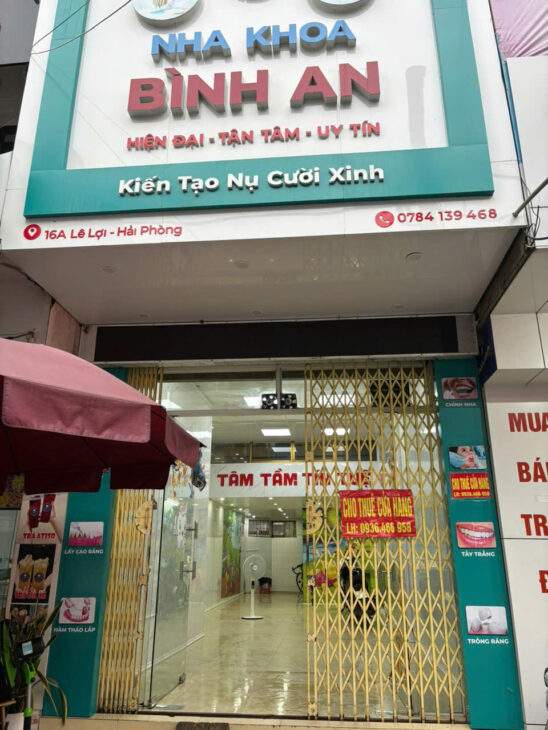 Hải Phòng ! Cho thuê Mặt Bằng kinh doanh tầng 1 . Cần liên hệ : 0936466958 chính chủ