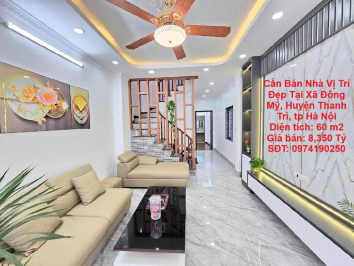 NHÀ ĐẸP – GIÁ TỐT – Cần Bán Nhà Vị Trí Đẹp Tại Xã Đông Mỹ, Huyện Thanh Trì, tp Hà Nội